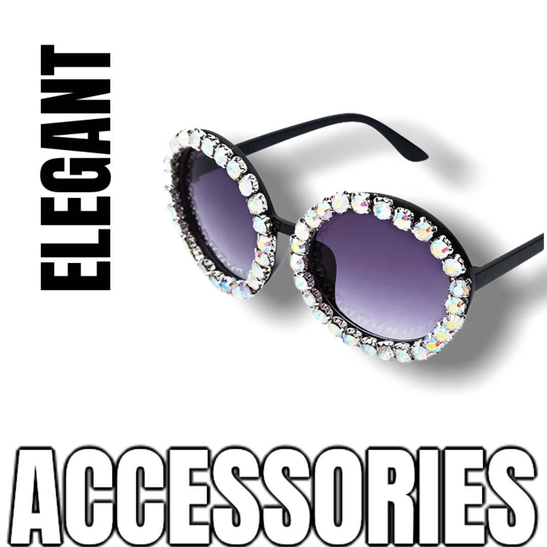 Oversized Luxury Rhinestone Sunglasses - Pretty Little Presents