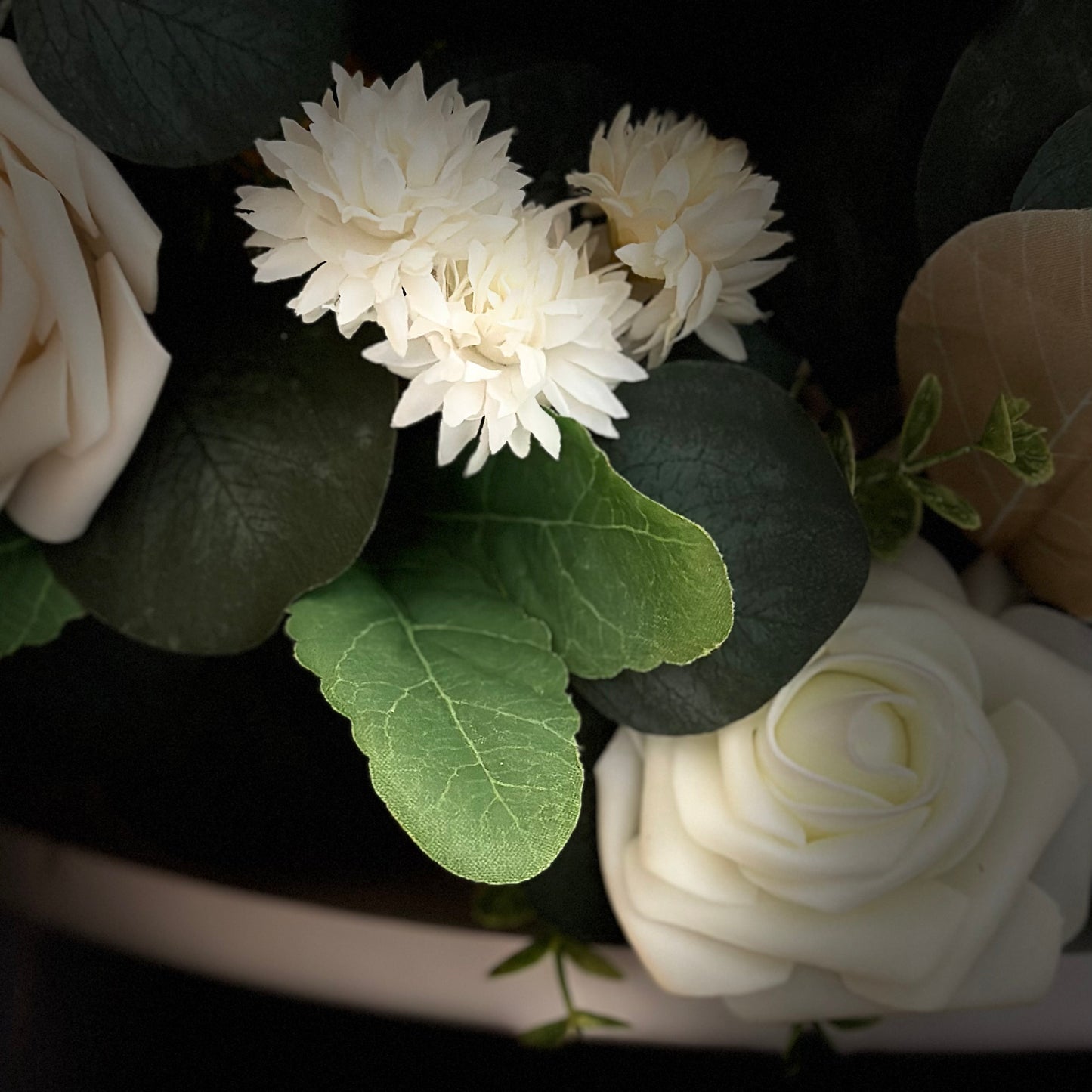 Handmade Eucalyptus & Rose Wreath