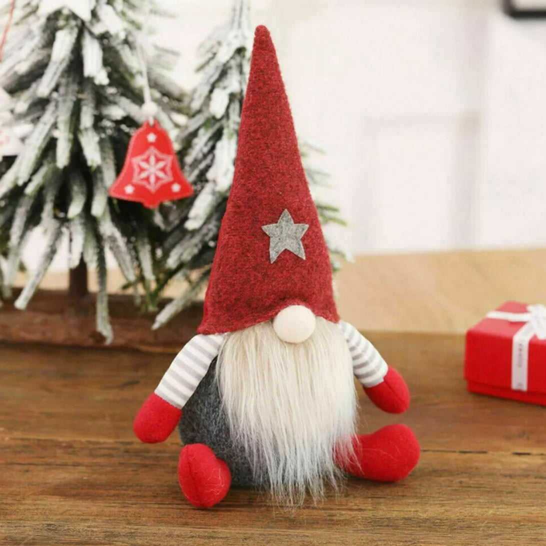 Festive Favourites Set Of 2 Christmas Gonk Gnomes UK