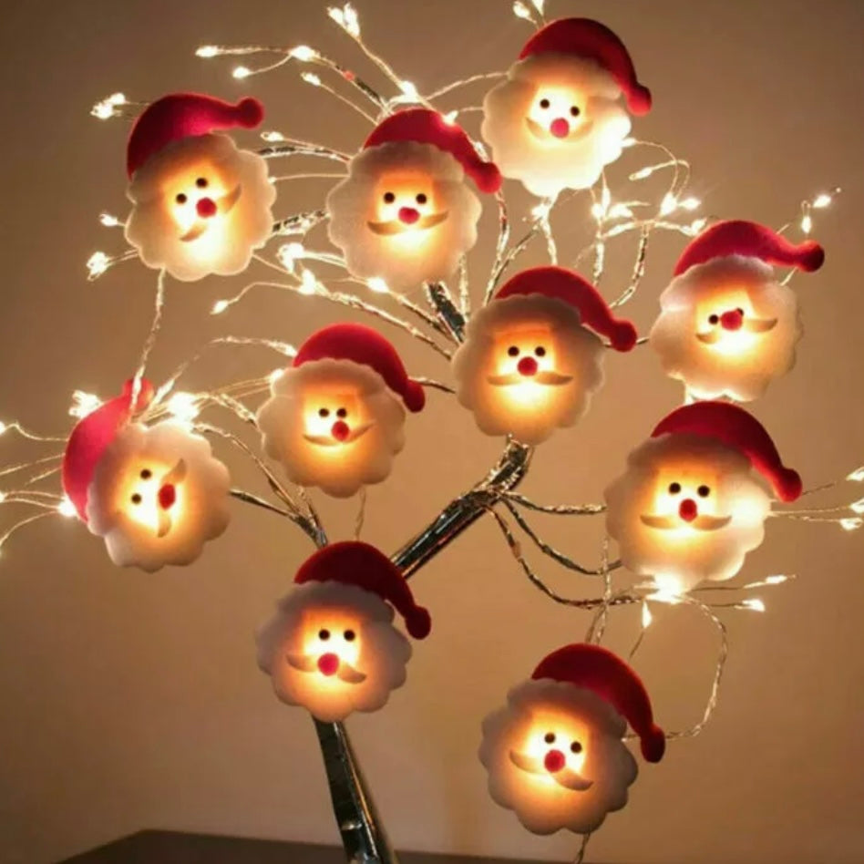 Cute Christmas Santa Reindeer Snowman LED Lights