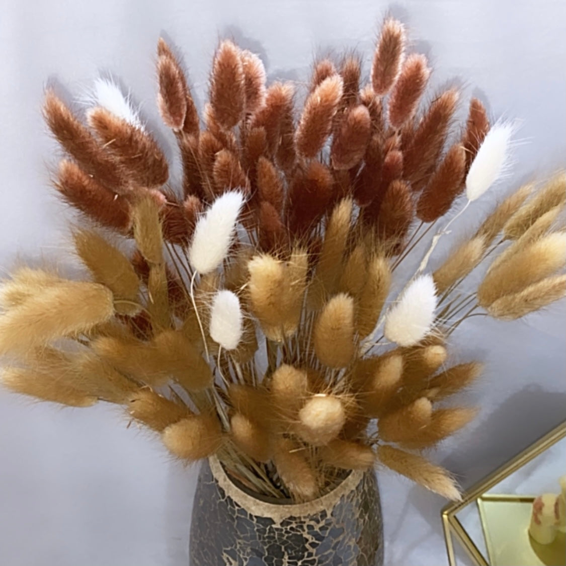 Fluffy BAMBI Mixed Pampas Bunny Tails