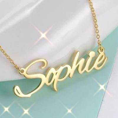 Personalised ๐๐ฎ๐ฝ๐ป๐ช Style Name Necklace - Pretty Little Presents