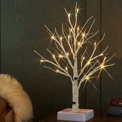LED White Twig Tree