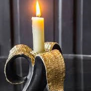 Glam Banana Peel Candle Stick Holders