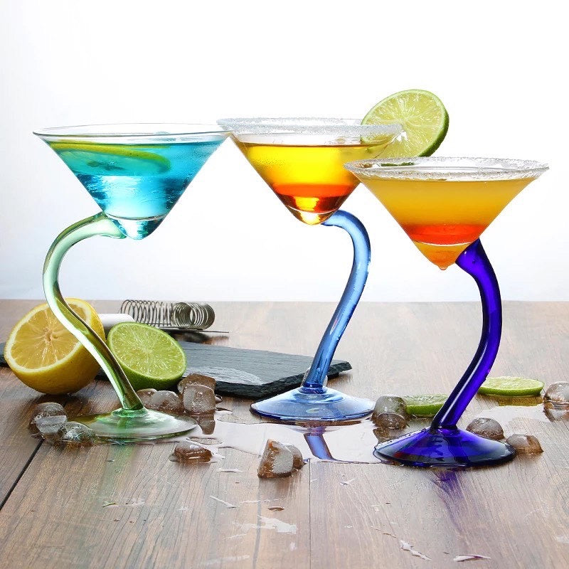 Cocktail Glasses | Wavy Homeware | Wavy Drinking Glass |