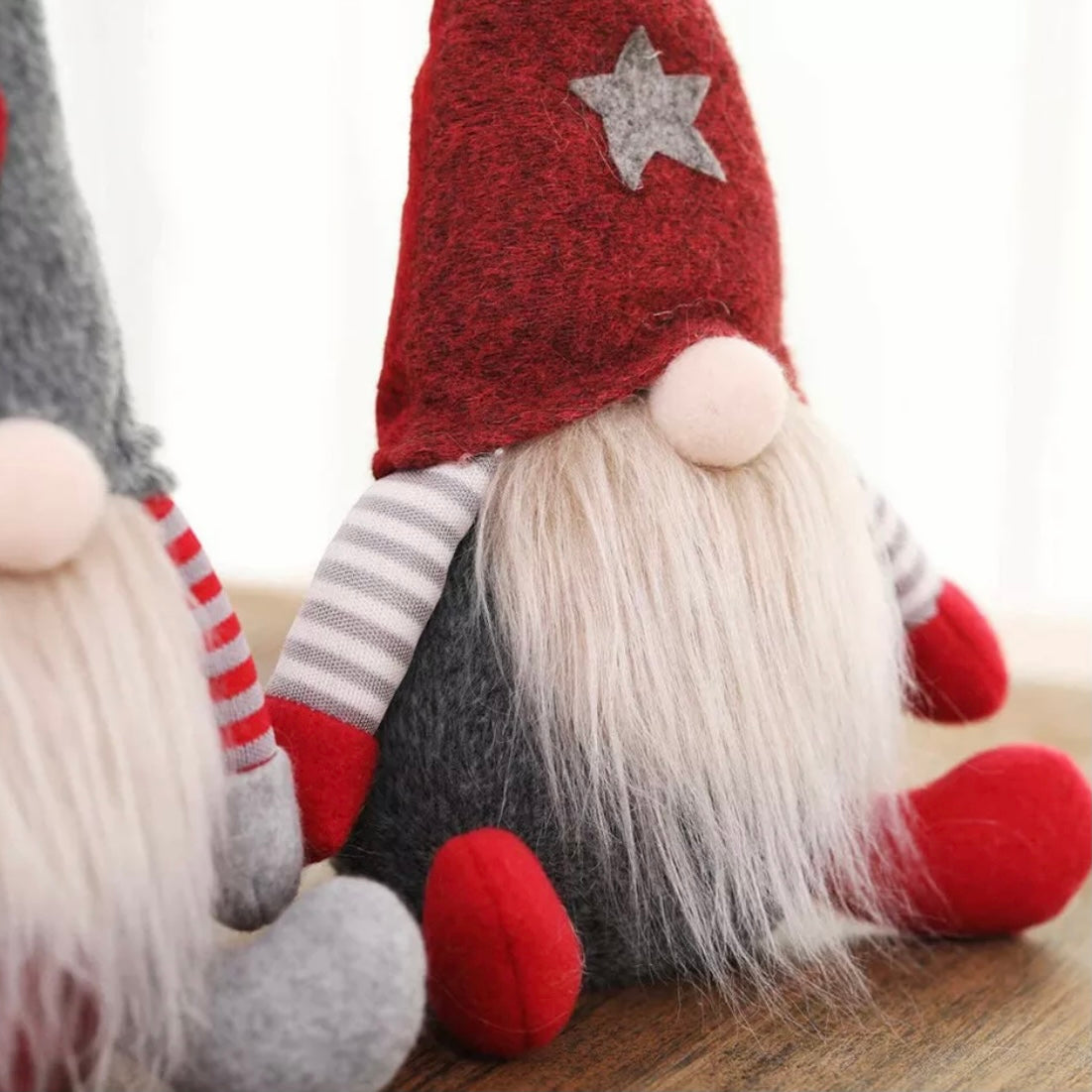 Festive Favourites Set Of 2 Christmas Gonk Gnomes UK
