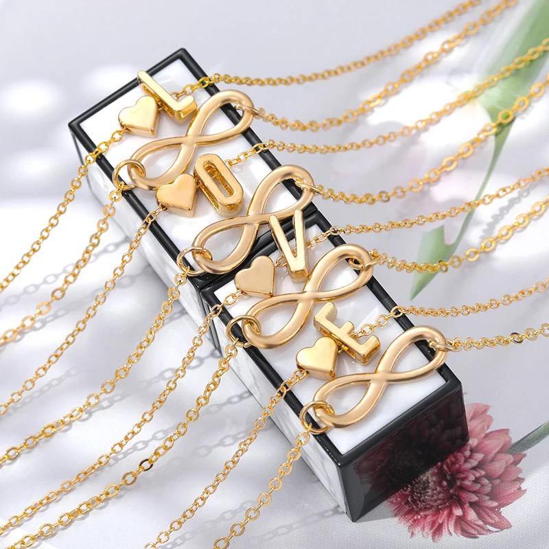 Personalised ๐๐ท๐ท๐ฒ๐ฎ Infinity Ankle Bracelet - Pretty Little Presents