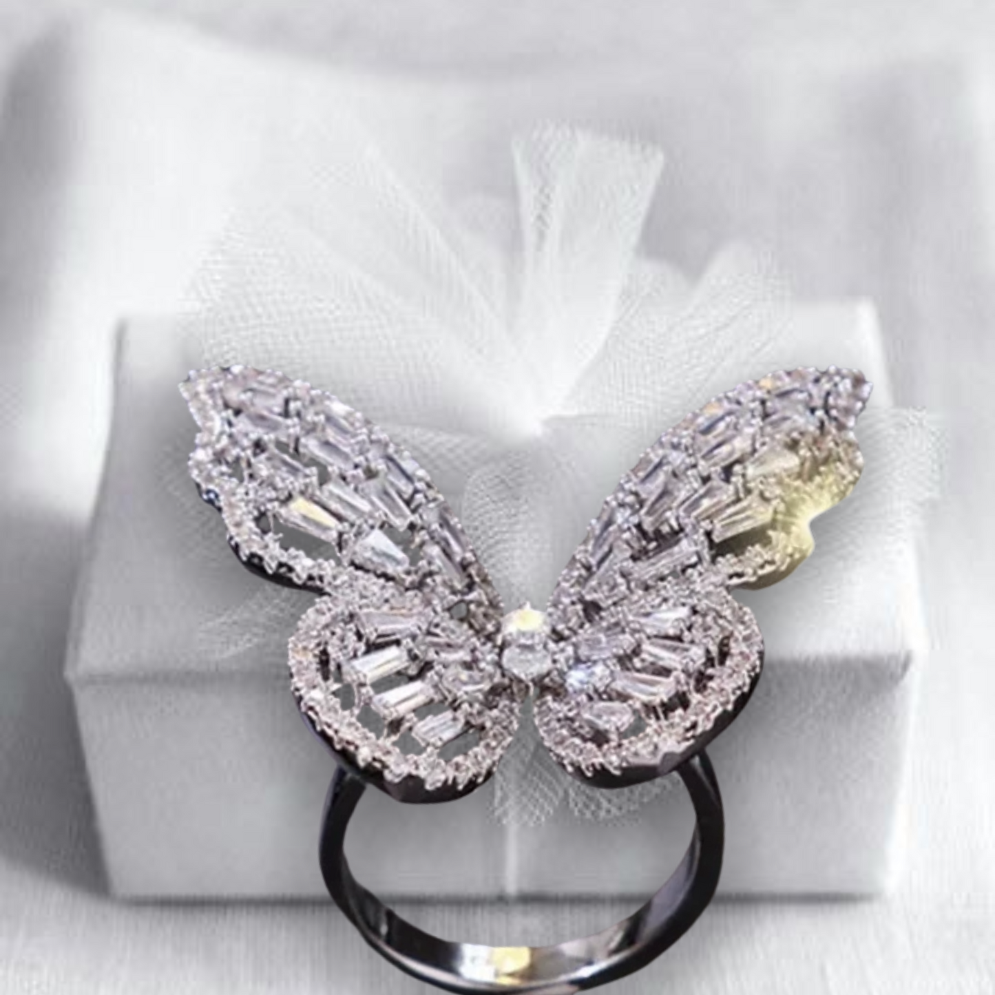 Beautiful Butterfly Bling Ring - Pretty Little Presents