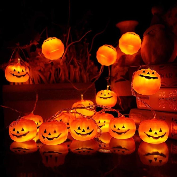 Autumn Decoration Pumpkin Lights | Scary Face Pumpkin Lights |