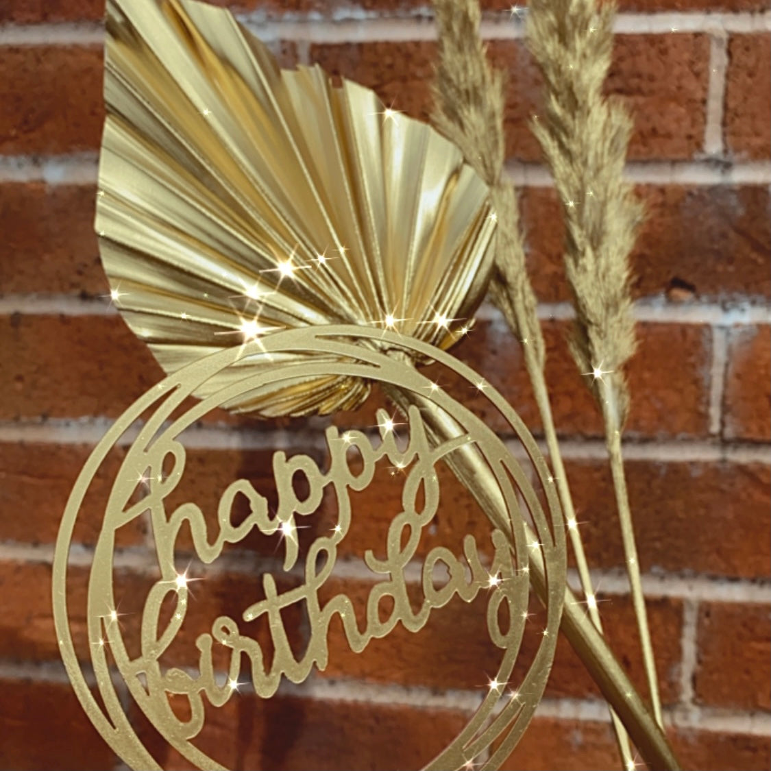 Letterbox Palm Spear & Pampas '๐๐ธ๐ต๐ญ๐ฒ๐ฎ' Bouquet