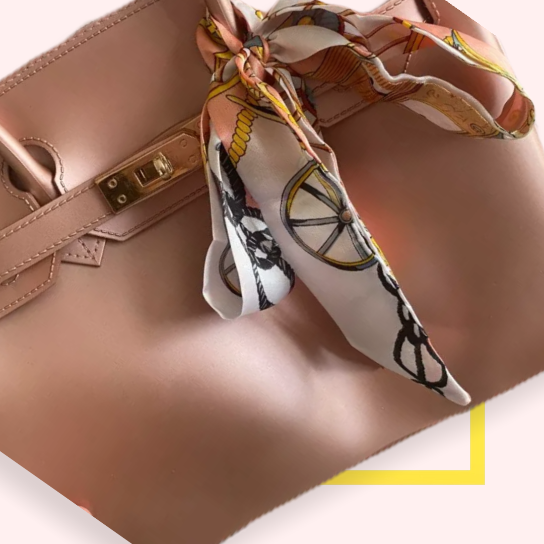 Luxury Silk Handbag Scarfs & Hair Ties - Pretty Little Presents