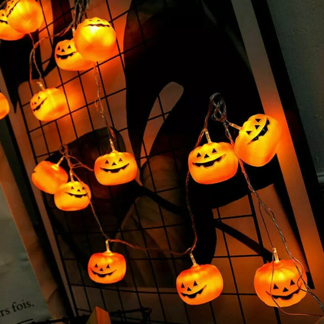 Autumn Decoration Pumpkin Lights | Scary Face Pumpkin Lights |