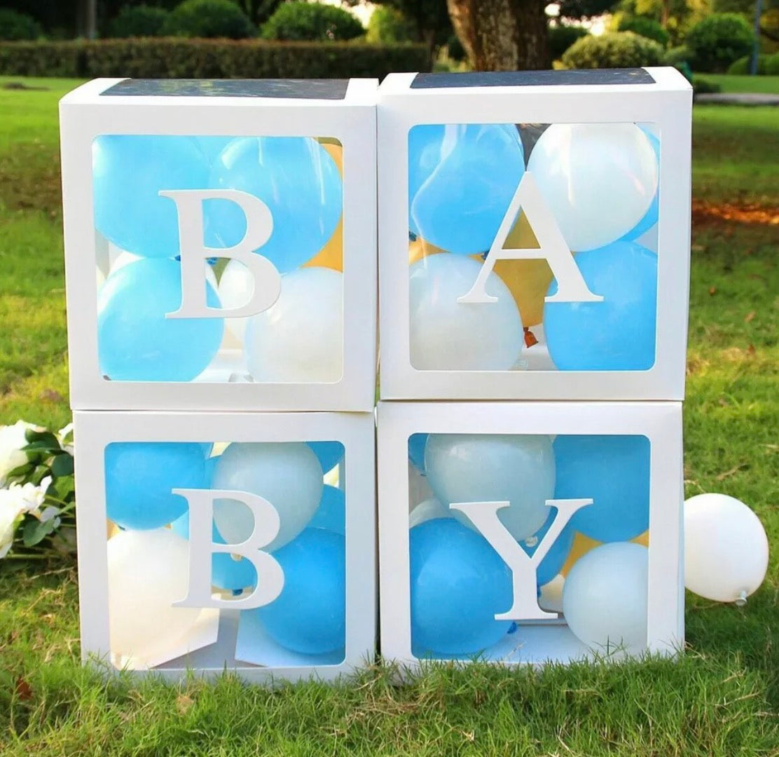Light Up Baby Balloon Display Box