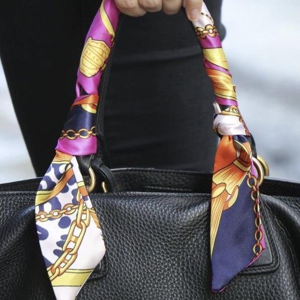 Luxury Silk Handbag Scarfs & Hair Ties - Pretty Little Presents