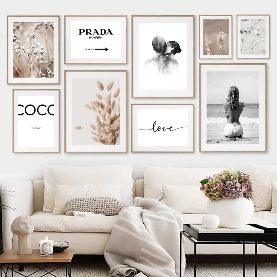 Luxury 'πππ»π²πͺπ·πͺ' Canvas Art Collection