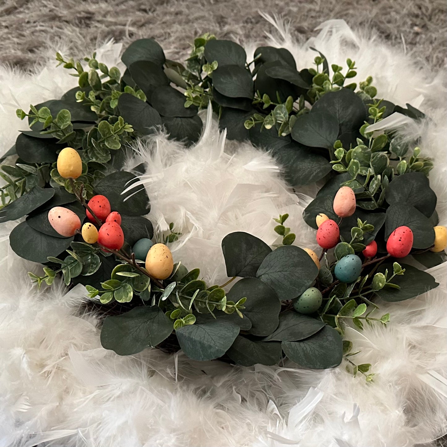 Eucalyptus Easter Egg Wreath