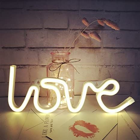 Statement Light Up ' LOVE ' Neon Signs