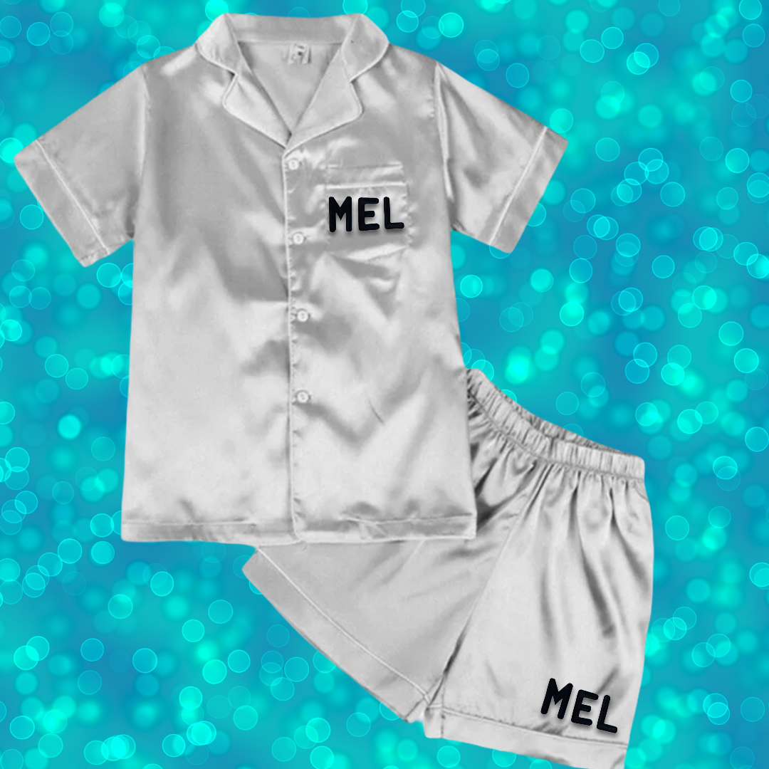 Personalised Silk 𝓕𝓵𝓸𝓻𝓮𝓷𝓬𝓮 Pyjamas - Pretty Little Presents