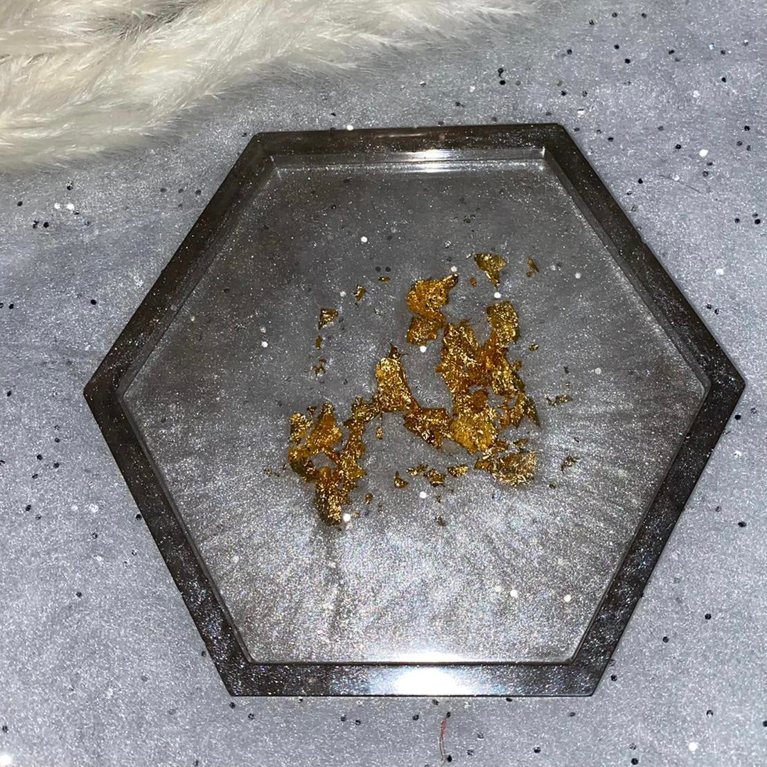 Hexagon Shimmer ‘ 𝓗𝓪𝓽𝓽𝓲𝓮’ Tray