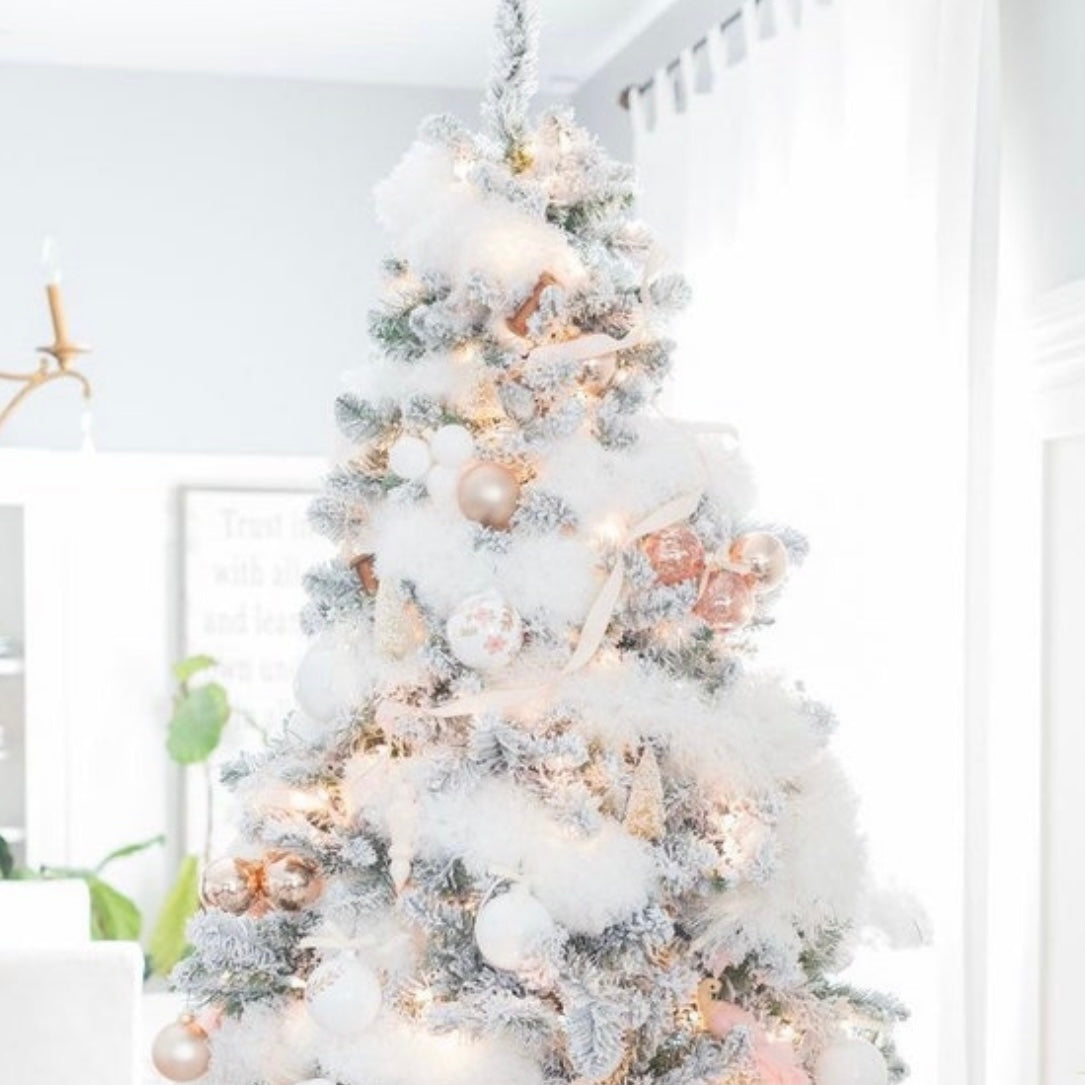 85g Thick White Feather Garland
