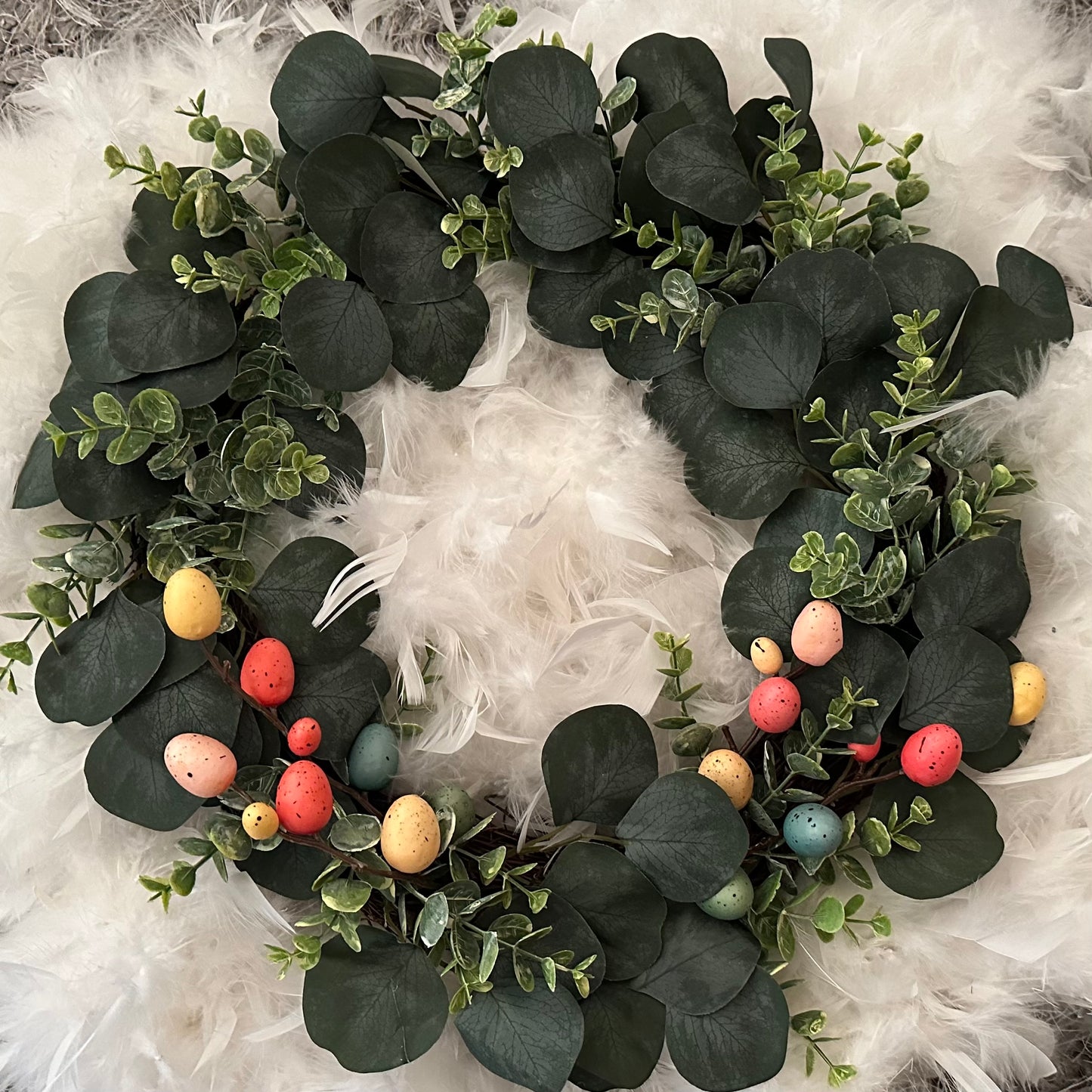 Eucalyptus Easter Egg Wreath
