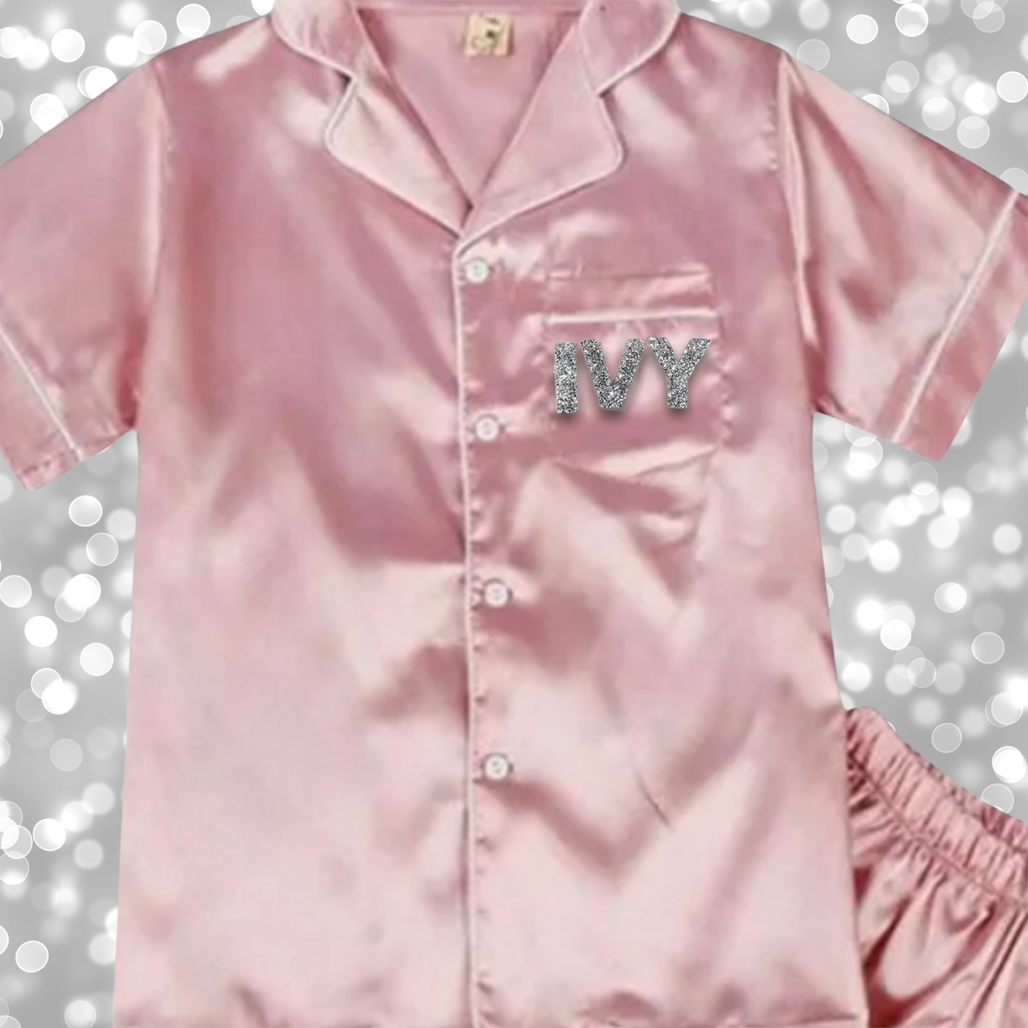 Personalised Silk 𝓕𝓵𝓸𝓻𝓮𝓷𝓬𝓮 Pyjamas - Pretty Little Presents