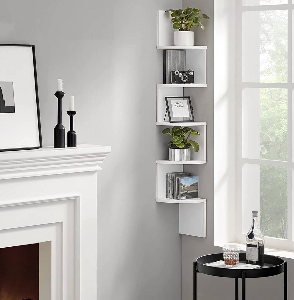 Space Saving Corner Shelves
