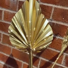 Luxury Gold Palm Spear & Gold Pampas Cake Topper