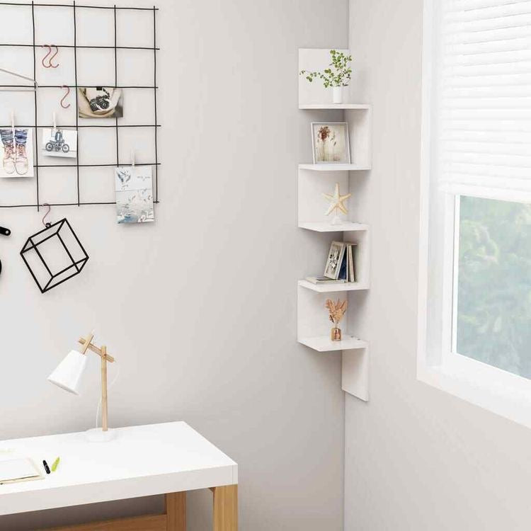 Space Saving Corner Shelves