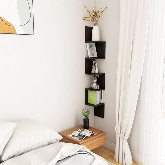Space Saving Corner Shelves