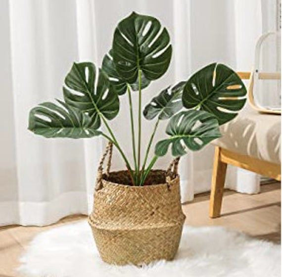 Rattan Plant Pot | Seagrass Vase | Wicker Rattan Basket