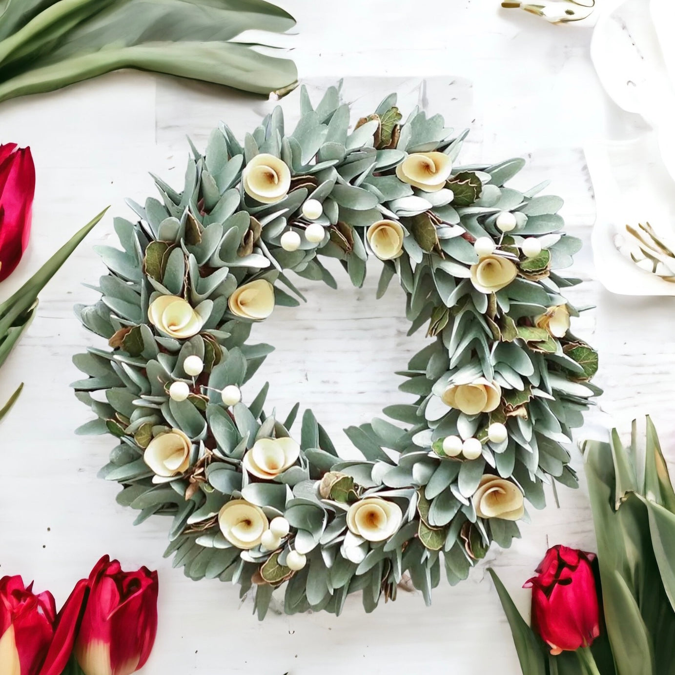 Handmade Spring Wreath
