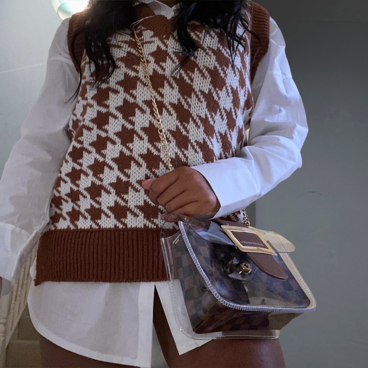 Two Piece ๐๐ฎ๐ต๐ Ladies Shirt & Sweater Set - Pretty Little Presents