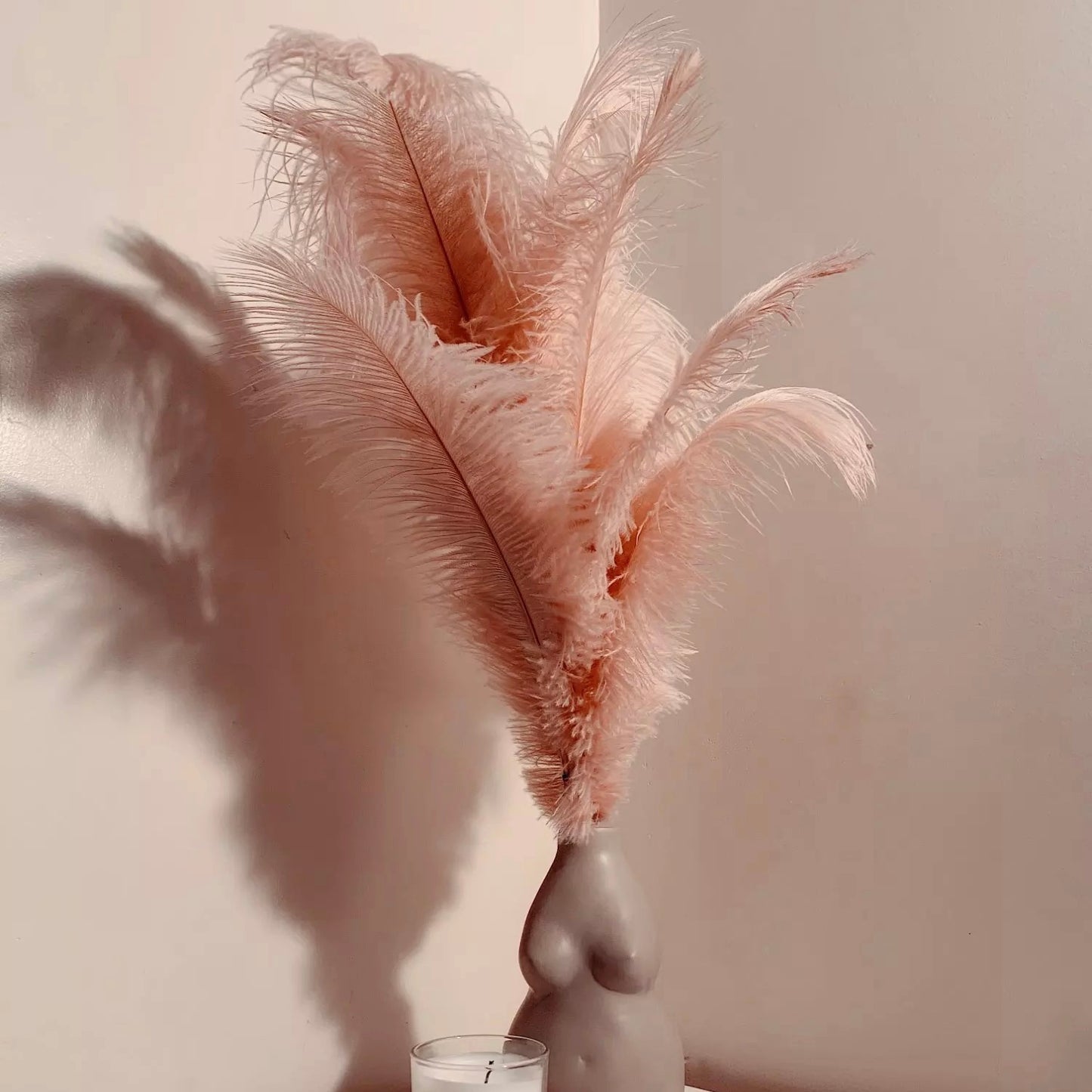 Fluffy ' ππ΅πΎπΌπ±' Ostrich Feather Bouquet