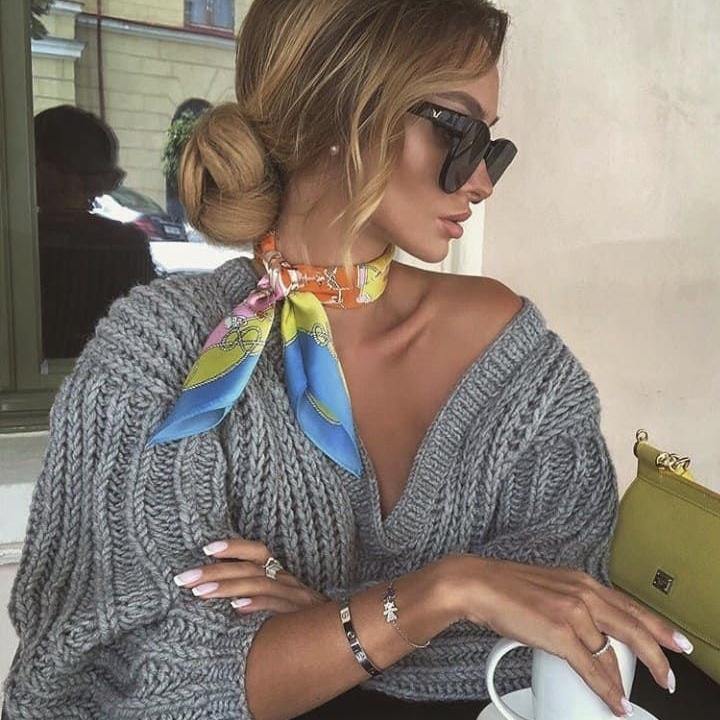 Luxury Silk Handbag Scarfs & Hair Ties - Pretty Little Presents