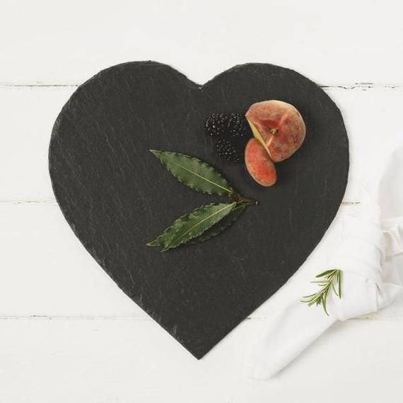 Slate Cheese Board | Heart Shaped Slate Table Placemats