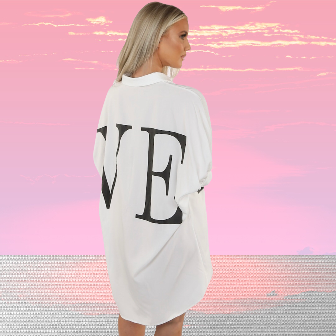 Spread The Love ‘𝓢𝓪𝓵𝓵𝔂´Shirt Dress