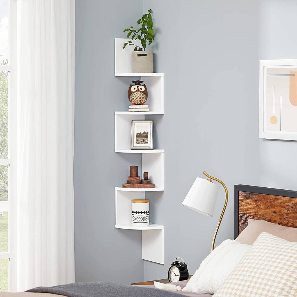 Space Saving Corner Shelves