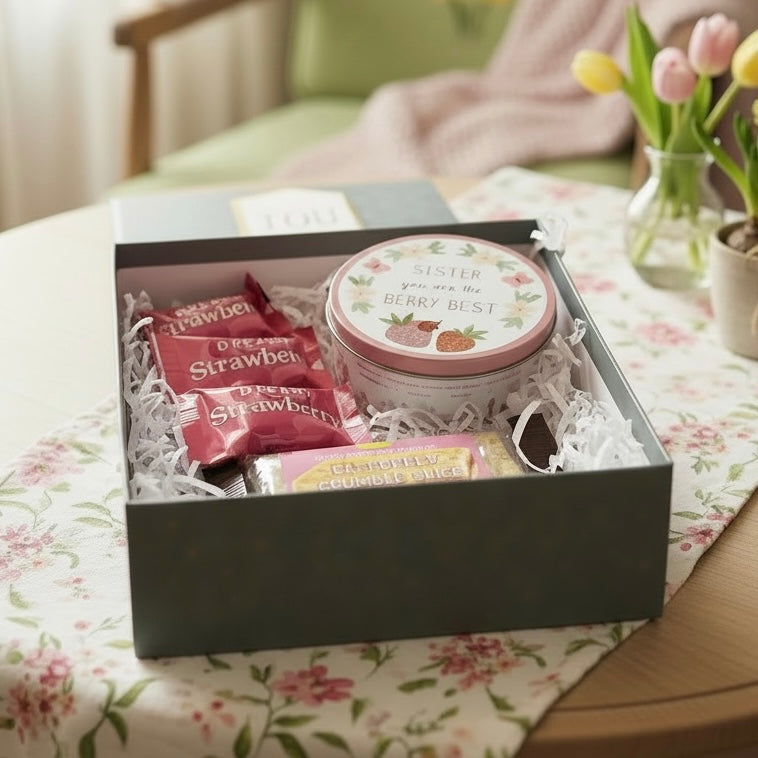 Candle, Cake & Chocolate Comfort Gift Box