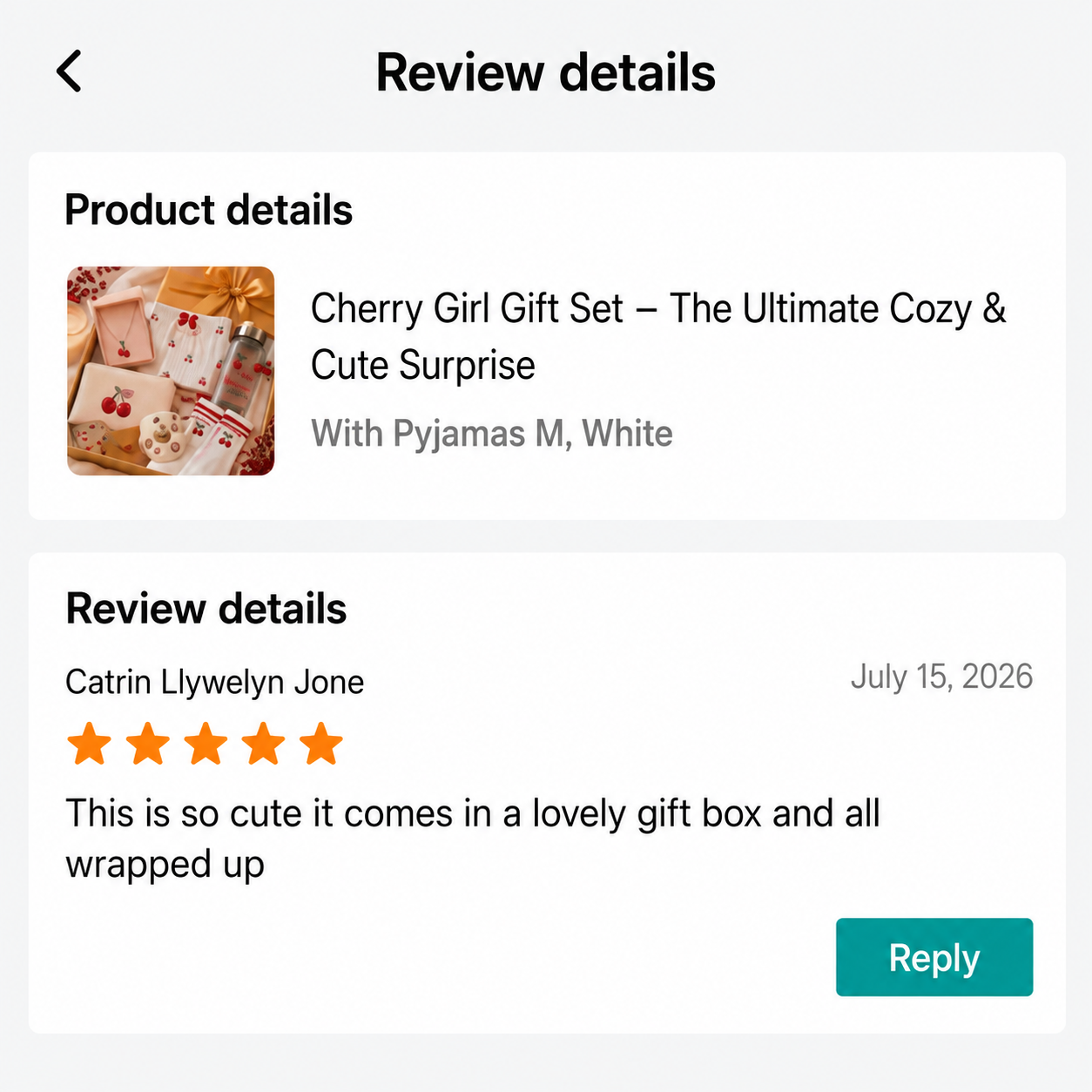 Cherry Girl Holiday Essentials Gift Set