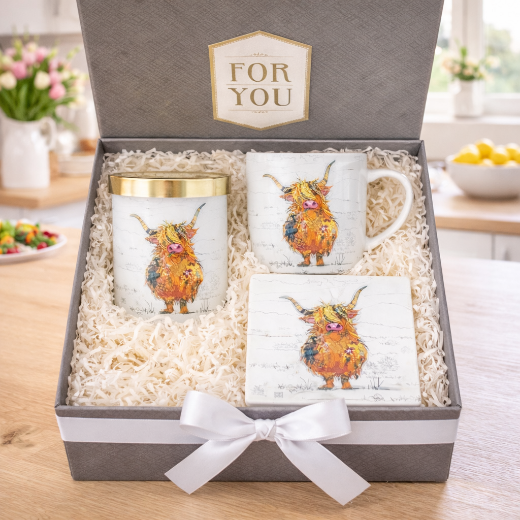 Highland Cow Luxury Gift Set