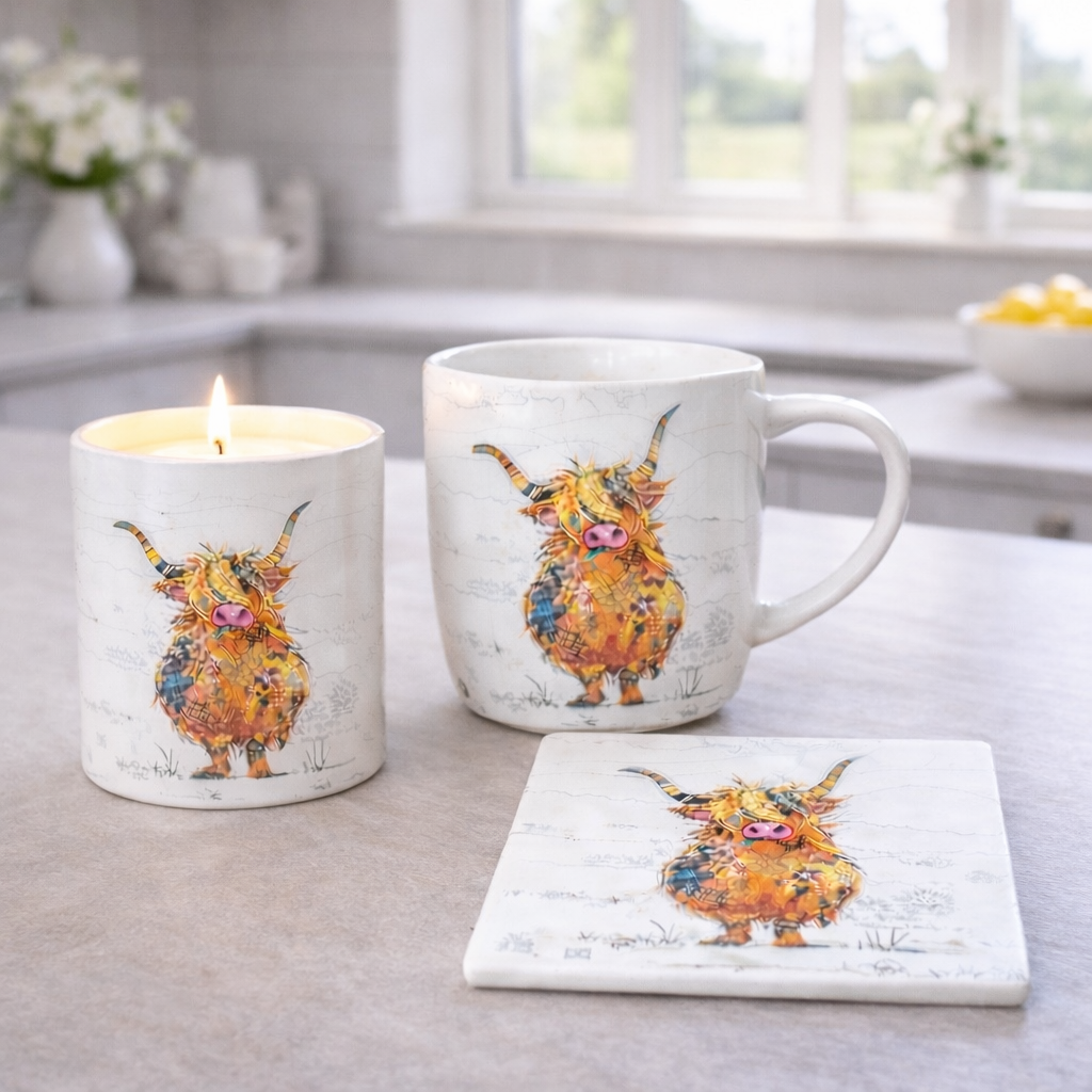 Highland Cow Luxury Gift Set
