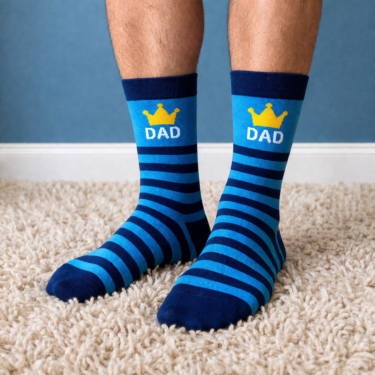 Dad Club Gift Set - Bottle Socks & Frame