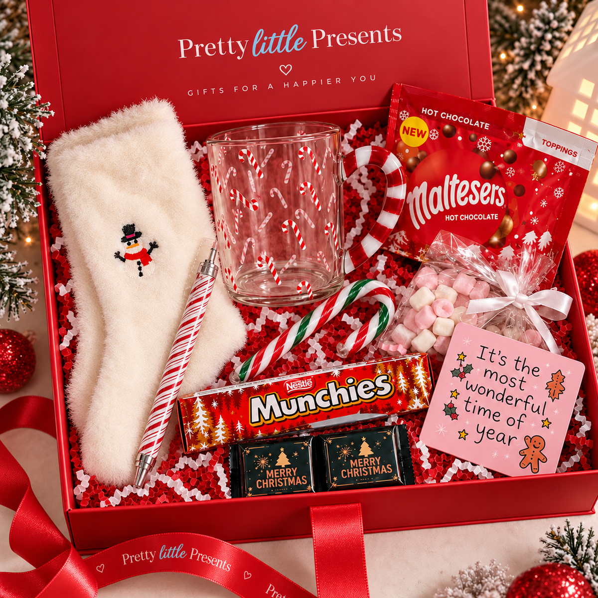Cosy Christmas Treat Box for Her