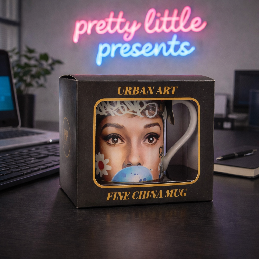 Urban Art Bubble Portrait Mug