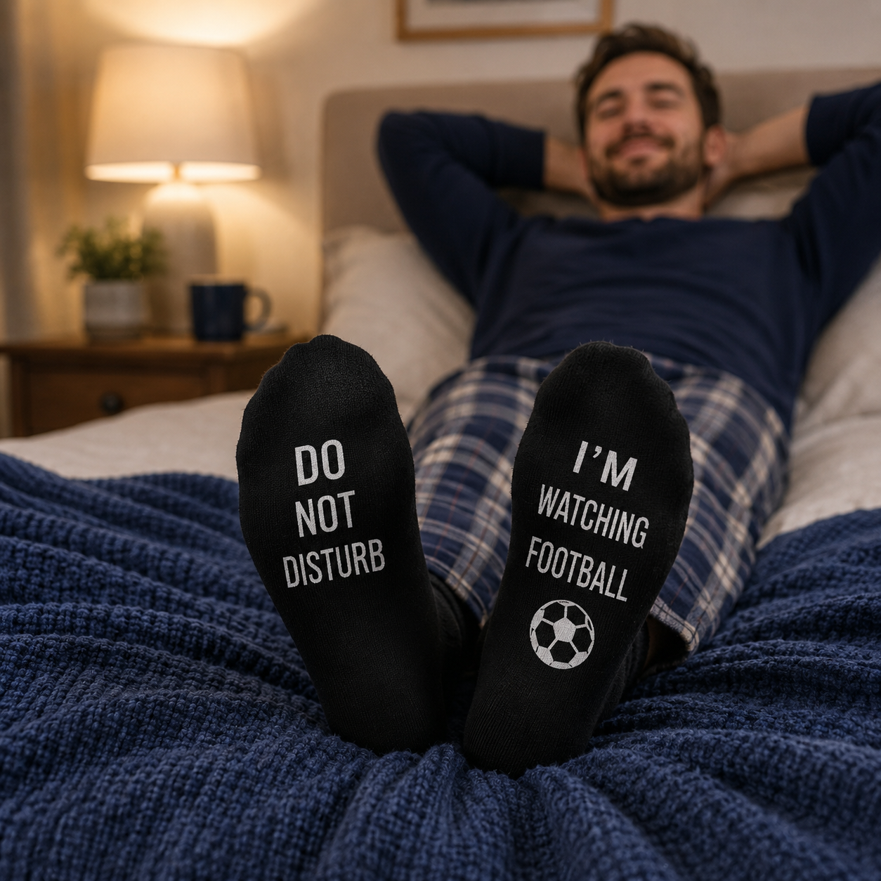 Football Gift Set for Him – Mug & Funny Socks Gift Box