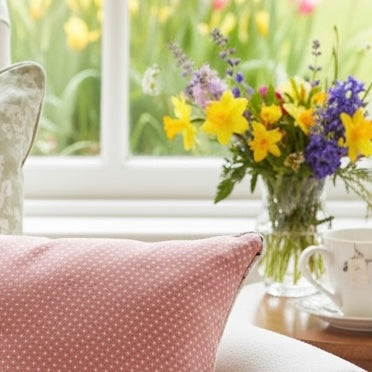 Pink Slogan Keepsake Cushion