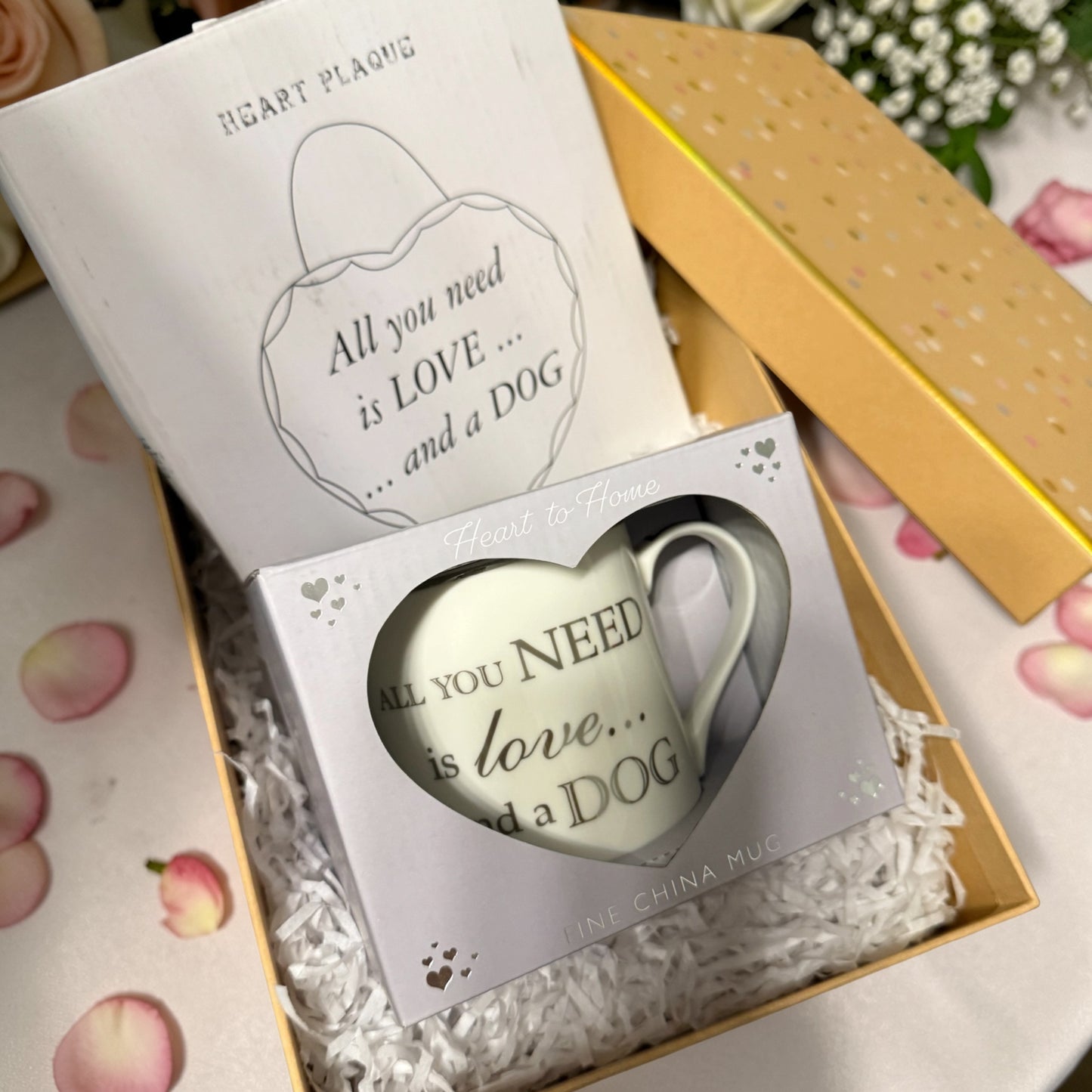 Dog Lovers Plaque & Mug Gift Set