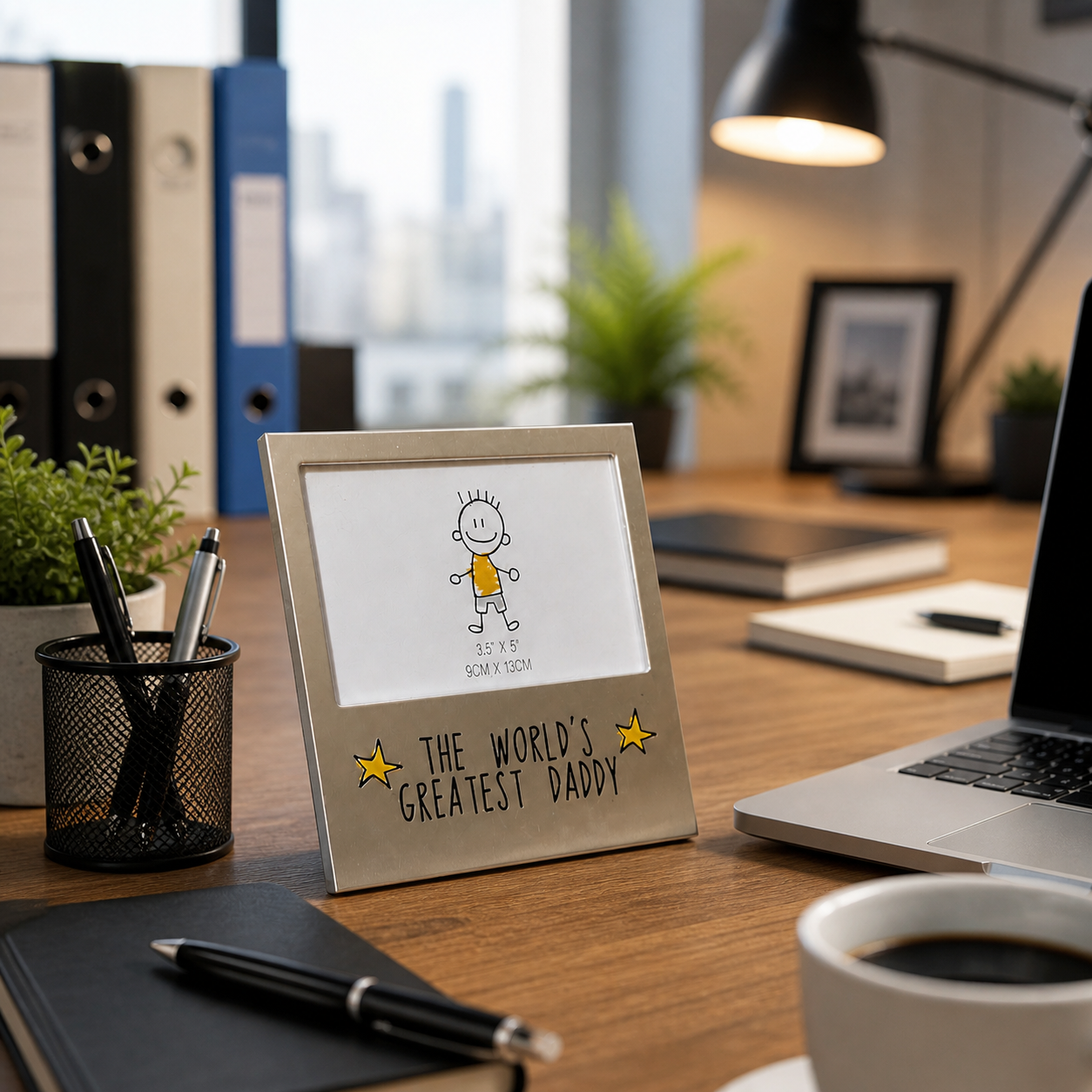 Thoughtful Dad Gift Set – Best Dad Mug, Frame & Socks