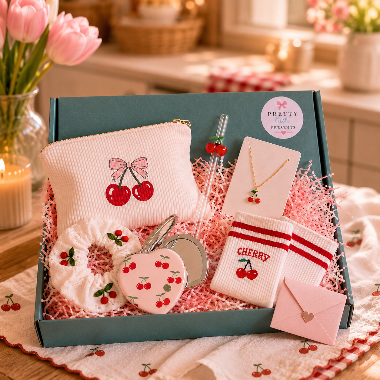 Summer Essentials Cherry Girl Gift Set – Letterbox Gift |